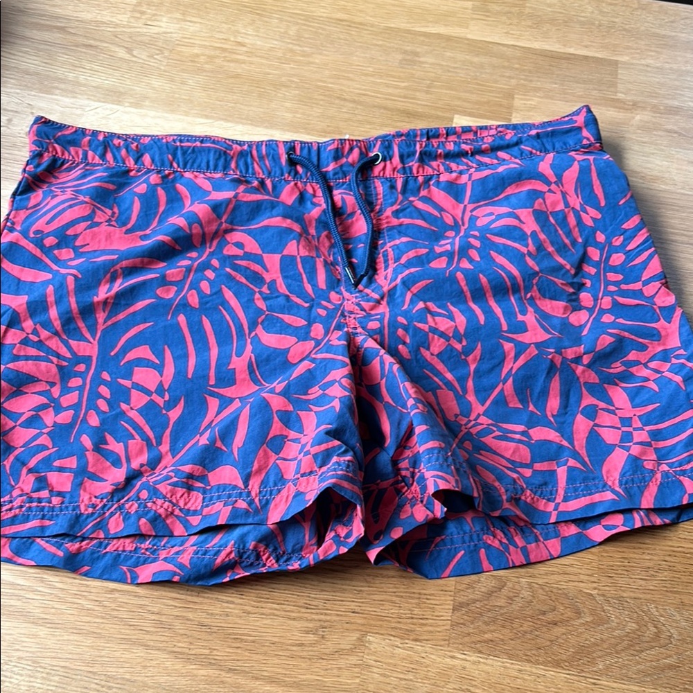 The Rail Red and Blue Bermuda Shorts Vibrant Summer Style